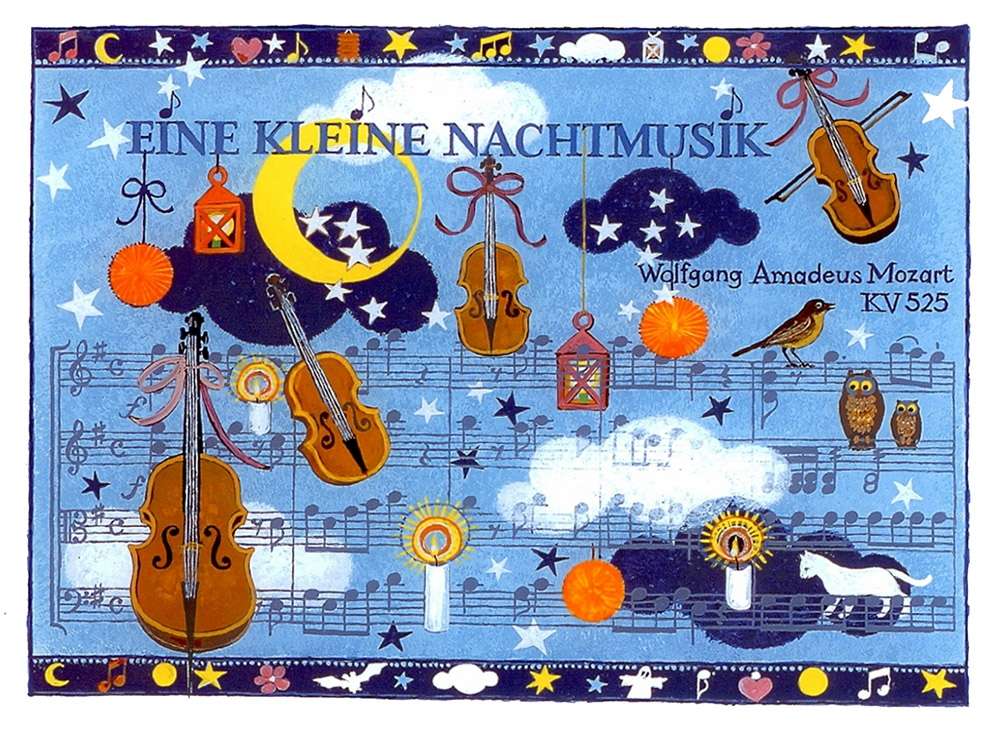 Doppelkarte - Kleine Nachtmusik