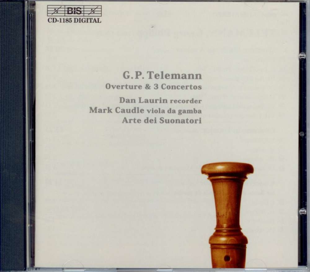 CD: Dan Laurin- G.P. Telemann, Overture & 3 Concertos