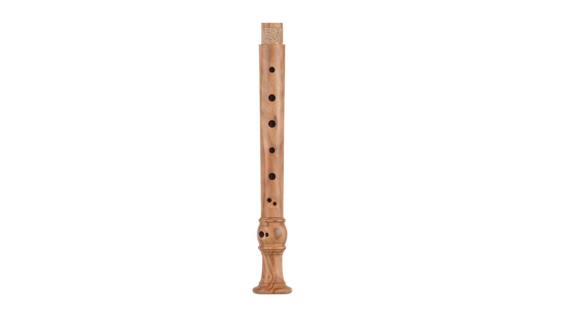 Huber, early baroque, "Master", soprano in c'', baroque double hole, 442 Hz, olive