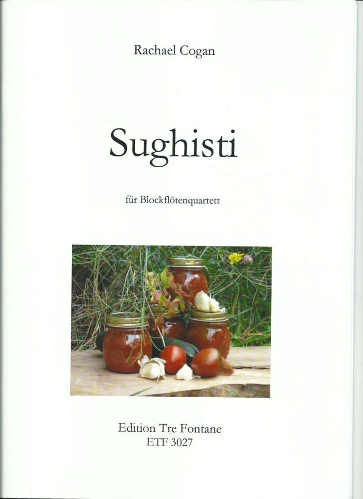 Sughisti, für Blockflötenquartett Alt oder Eagle/Bass/Großbass/Subbass