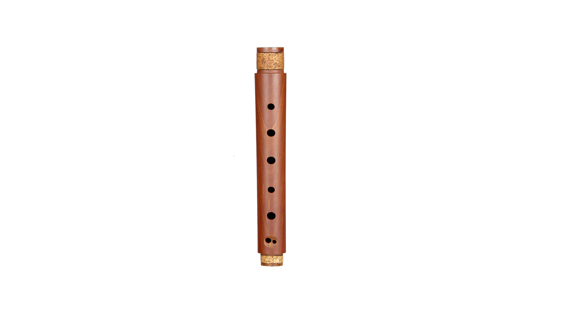 Kunath, "Flautino", Sopran in c'', barock Doppelloch, 442 Hz, 3-teilig, Birnbaum gebeizt