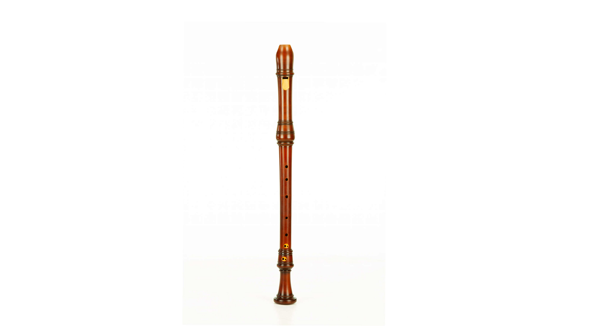 Takeyama, "Sondermodell", Voice Flute in d´, barock Doppelloch, 415 Hz, Europ. Buchs gebeizt