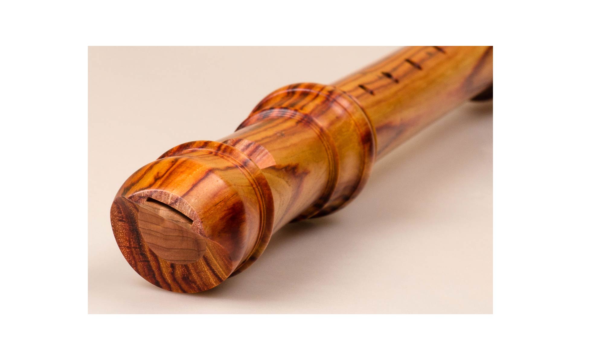 Mollenhauer, "Denner", alto in f', baroque double hole, Tulipwood