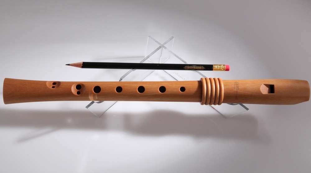Blockflötenablage "Swing" für eine Flöte und einen Stift
