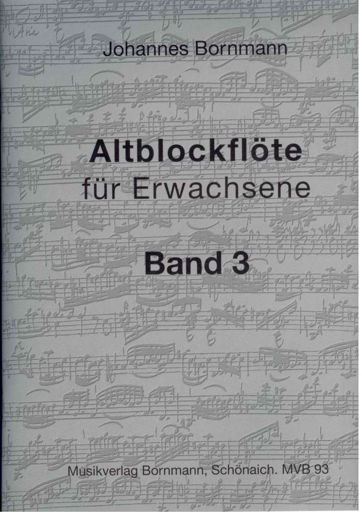 Altblockflöte für Erwachsene, Band 3